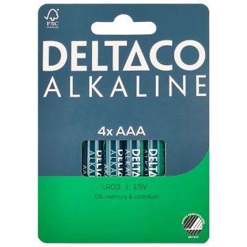 AAA Alkaline 4-pack