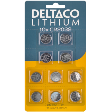 CR2032 Lithium 10-pack