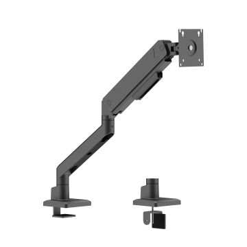 Monitor desk mount, gas spring, 17-45" 16 kg
