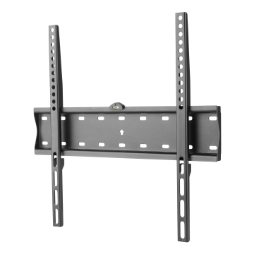 Fast veggfeste, med vater, 32"-55", 40 kg, svart