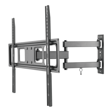 Fullt bevegelig veggfeste, buet skjerm, 37"-70", 35 kg, svart