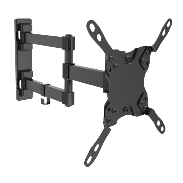 Wall mount for tv/screen, 15"-40",  max 20kg, 3 leads, black