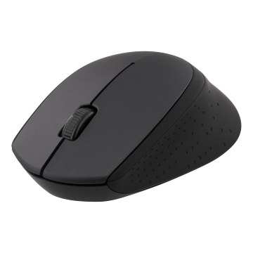 Wireless optical mouse 2.4GHz, 3 buttons with a scroll, grey