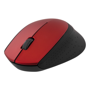 Wireless optical mouse 2.4GHz, 3 buttons with a scroll, red