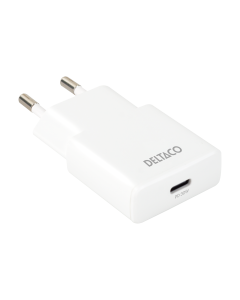 USB-C vegglader, 1x USB-C PD 30 W, slank st&oslash;rrelse, st&oslash;tter PPS