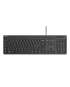 Fullsize wired membrane keyboard with volume media keys