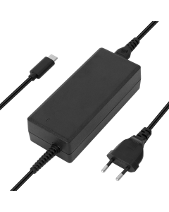USB-C 65 W laptop charger with detachable power cable, B2B package